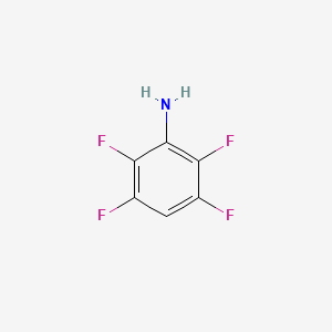 Chemical structure of 2,3,5,6-Tetrafluoroaniline
