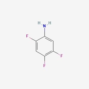 Chemical structure of 2,4,5-Trifluoroaniline