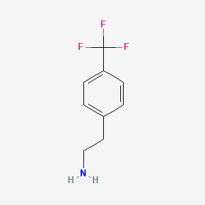 Chemical structure of 2-(4-Trifluoromethylphenyl)ethylamine