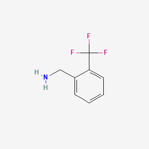 Chemical structure of 2-(Trifluoromethyl)benzylamine