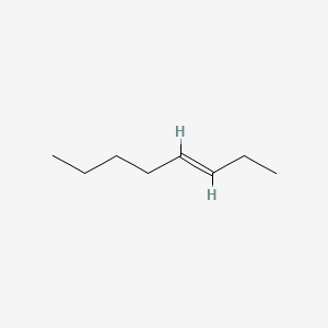 Chemical structure of trans-3-Octene
