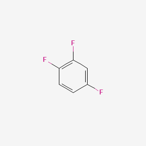 Chemical structure of 1,2,4-Trifluorobenzene