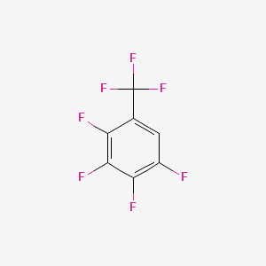 Chemical structure of 2,3,4,5-Tetrafluorobenzotrifluoride