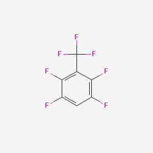 Chemical structure of 2,3,5,6-Tetrafluorobenzotrifluoride