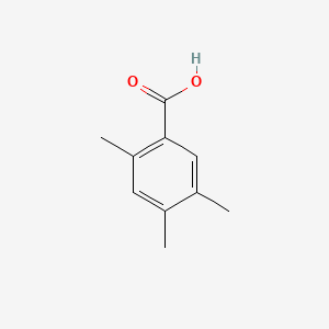Chemical structure of 2,4,5-Trimethylbenzoic Acid