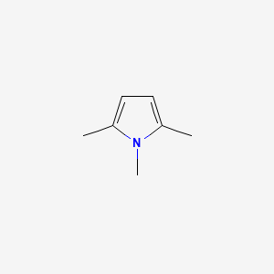 Chemical structure of 1,2,5-Trimethylpyrrole