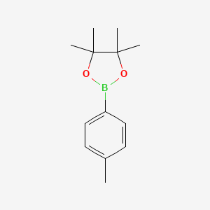 Chemical structure of 4,4,5,5-Tetramethyl-2-(p-tolyl)-1,3,2-dioxaborolane