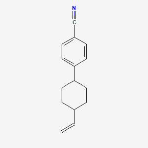 Chemical structure of 4-(trans-4-Vinylcyclohexyl)benzonitrile