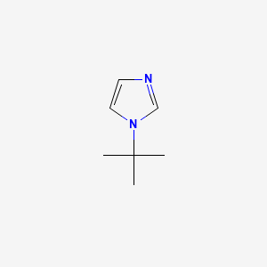 Chemical structure of 1-t-Butylimidazole