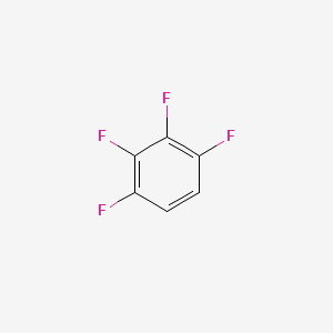 Chemical structure of 1,2,3,4-Tetrafluorobenzene