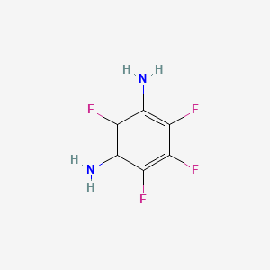 Chemical structure of 2,4,5,6-Tetrafluoro-1,3-phenylenediamine
