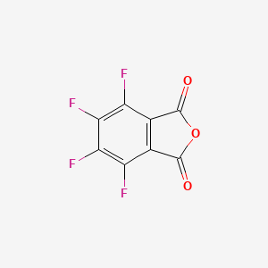 Chemical structure of Tetrafluorophthalic Anhydride