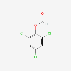 Chemical structure of 2,4,6-Trichlorophenyl Formate