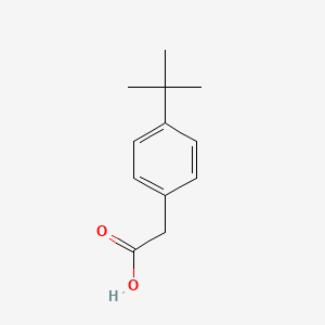Chemical structure of 4-tert-Butylphenylacetic Acid