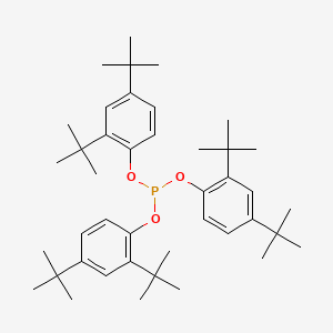 Chemical structure of Tris(2,4-di-tert-butylphenyl) Phosphite