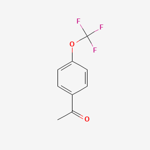 Chemical structure of 4'-(Trifluoromethoxy)acetophenone