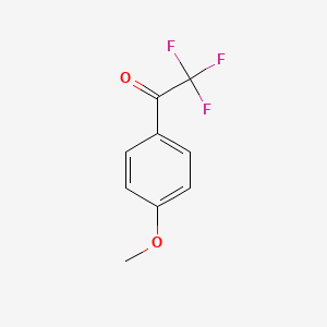 Chemical structure of 2,2,2-Trifluoro-4'-methoxyacetophenone