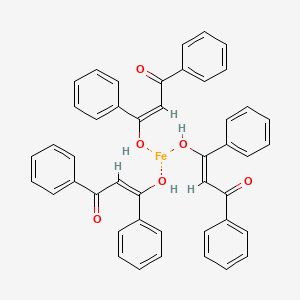 Chemical structure of Tris(dibenzoylmethanato) Iron