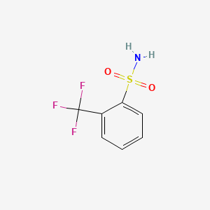 Chemical structure of 2-(Trifluoromethyl)benzenesulfonamide