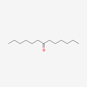Chemical structure of 7-Tridecanone
