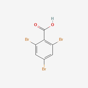 Chemical structure of 2,4,6-Tribromobenzoic Acid