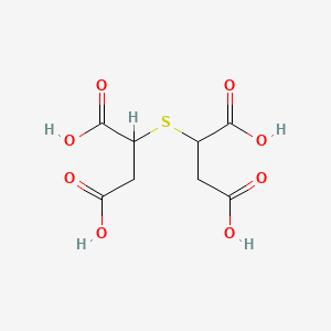 Chemical structure of Thiodisuccinic Acid
