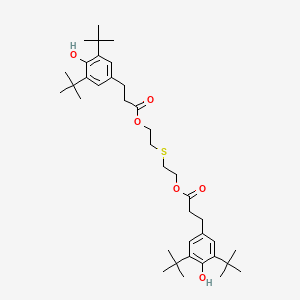 Chemical structure of 2,2'-Thiodiethylene Bis[3-(3,5-di-tert-butyl-4-hydroxyphenyl)propionate]