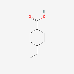 Chemical structure of trans-4-Ethylcyclohexanecarboxylic Acid