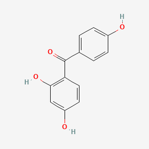 Chemical structure of 2,4,4'-Trihydroxybenzophenone