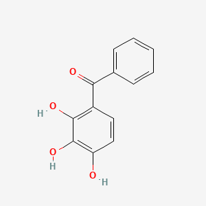 Chemical structure of 2,3,4-Trihydroxybenzophenone