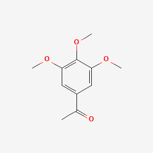 Chemical structure of 3',4',5'-Trimethoxyacetophenone
