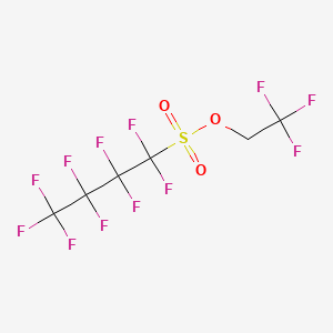 Chemical structure of 2,2,2-Trifluoroethyl Nonafluorobutanesulfonate