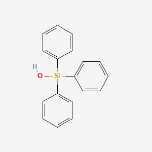 Chemical structure of Triphenylsilanol