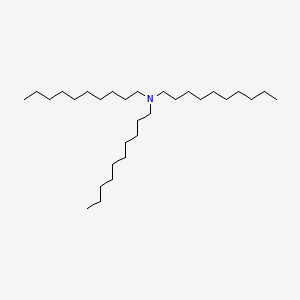 Chemical structure of Tri-n-decylamine