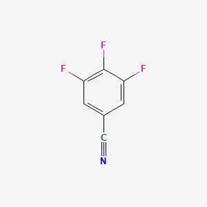 Chemical structure of 3,4,5-Trifluorobenzonitrile