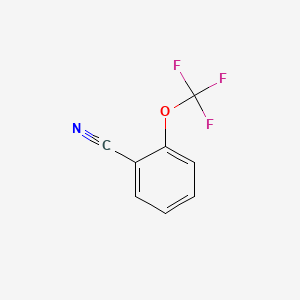 Chemical structure of 2-(Trifluoromethoxy)benzonitrile