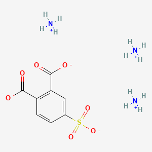 Chemical structure of Triammonium 4-Sulfophthalate (contains 3-Sulfophthalate)