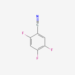 Chemical structure of 2,4,5-Trifluorobenzonitrile
