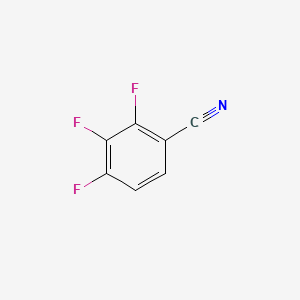Chemical structure of 2,3,4-Trifluorobenzonitrile