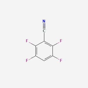 Chemical structure of 2,3,5,6-Tetrafluorobenzonitrile