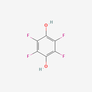 Chemical structure of Tetrafluorohydroquinone