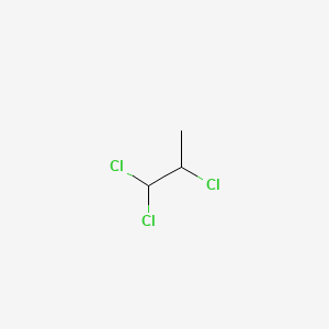 Chemical structure of 1,1,2-Trichloropropane