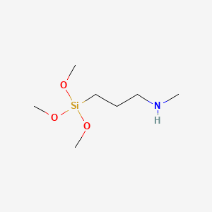Chemical structure of Trimethoxy[3-(methylamino)propyl]silane