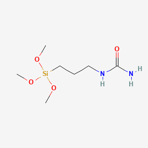 Chemical structure of 3-Trimethoxysilylpropylurea