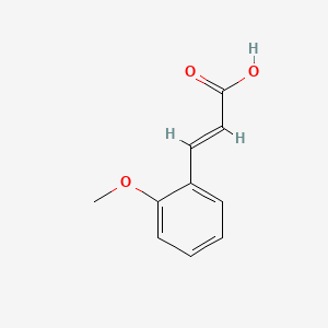 Chemical structure of trans-2-Methoxycinnamic Acid