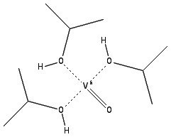 Chemical structure of Triisopropoxyvanadium(V) Oxide