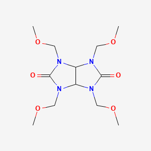 Chemical structure of 1,3,4,6-Tetrakis(methoxymethyl)glycoluril