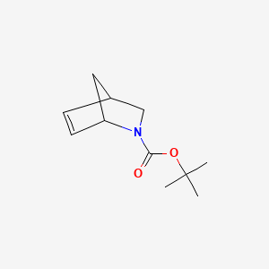 Chemical structure of 2-(tert-Butoxycarbonyl)-2-azabicyclo[2.2.1]hept-5-ene
