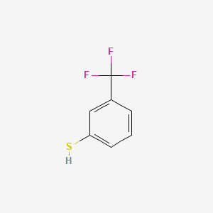 Chemical structure of 3-(Trifluoromethyl)benzenethiol