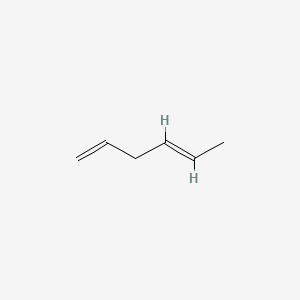 Chemical structure of trans-1,4-Hexadiene